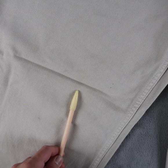 Vintage 90s Anchor Blue Mens Size 38x30 Baggy Jeans Denim Beige Skate Grunge - Picture 5 of 16